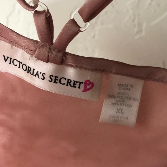 Victoria’s Secret|Dusty Rose midi lace slip dress, sleeveless•••Size XL - Picture 6 of 8